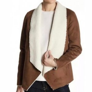 The Kooples Faux Shearling Suede Jacket
